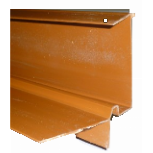 Continuous Dry Verge R Type Caramel 5m from European Plastics | Swansea